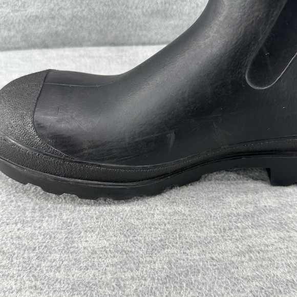 STEEL TOE - Rubber Boots Size 7 Fishing Hunting Black Waterproof MADE IN USA  B1 - Picture 12 of 12